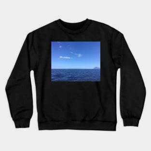 blue sky calm ocean amazing nature Crewneck Sweatshirt